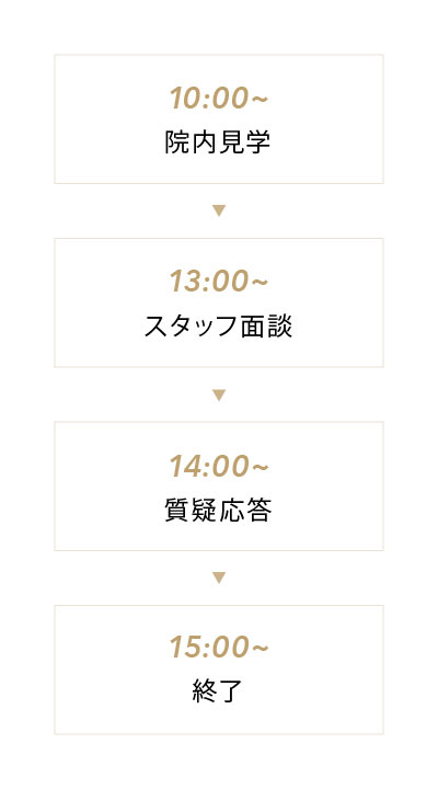 見学スケジュール例